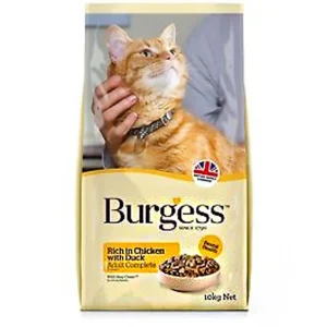 Burgess Supacat | Dry Cat Food | Adult | Chicken & Duck - 10kg