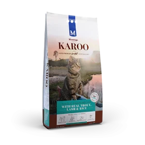 Karoo Adult Cat Real Trout & Lamb Hypoallergenic
