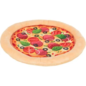 Trixie Pepperoni Pizza Plush | Rustling Dog Toy