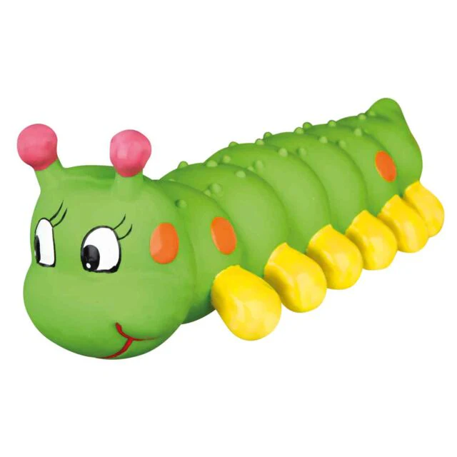 Trixie Squeaky Caterpillar | Latex Dog Toy